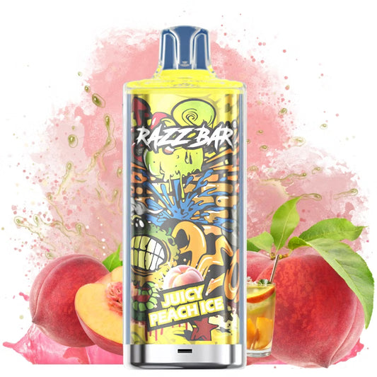Razz Bar 60K Juice peach ice